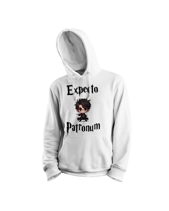 Expecto Patronum - biała męska bluza Harry Potter