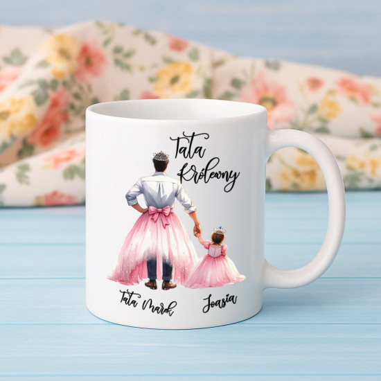 Tata Królewny - personalizowany kubek