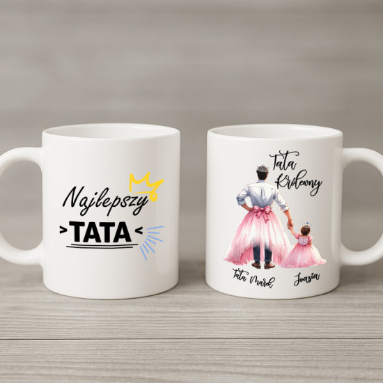 Tata Królewny - personalizowany kubek